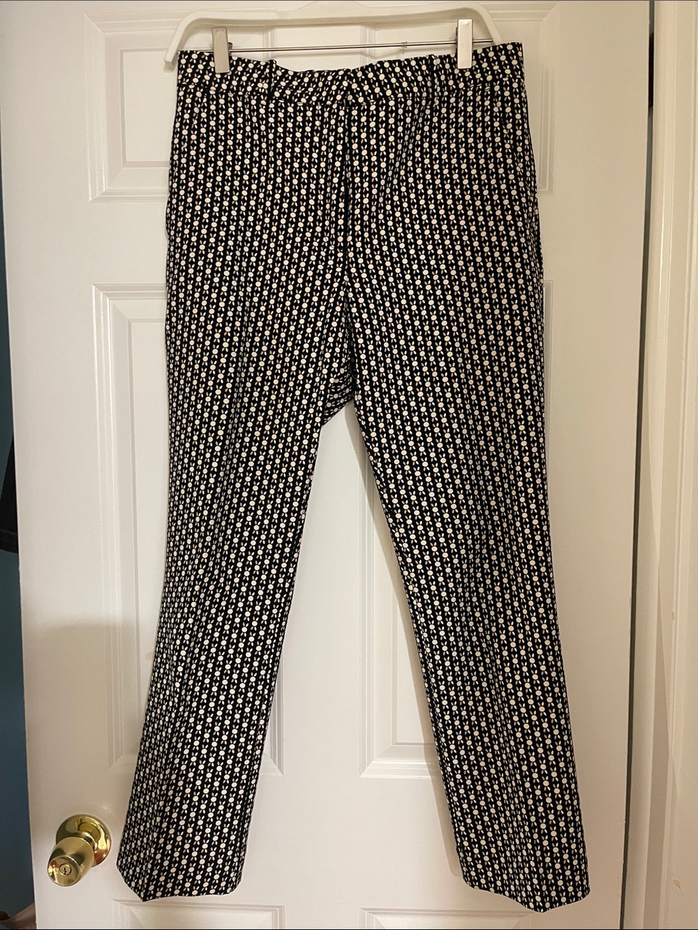 H&M Black Patterned Women's Pants